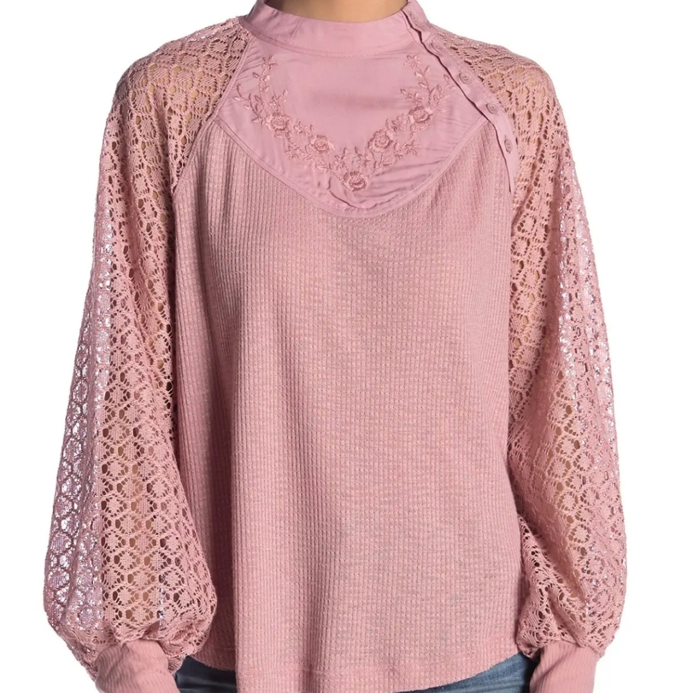 Free people Sweetest Thing Thermal Top